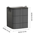 thumbnail image 3 of Fmbmuo Comforter Storage Bag , Foldable Storage Bag With Reinforced Handles Cube Storage Organizer For Bedding Comforters Clothes Quilts, 3 of 8