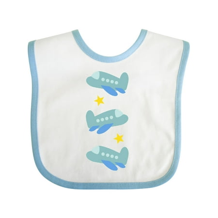 

Inktastic Airplane Cute Planes for Boys Gift Baby Boy Bib