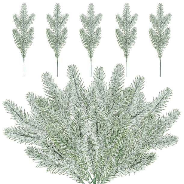 Comprado en un paquete de 24 accesorios para árbol de Navidad con aguja de pino de cinco puntas y cedro de una sola planta simulada plástico/varilla de alambre de 245 cm ANGGREK Otros
