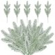 thumbnail image 1 of Comprado en un paquete de 24 accesorios para árbol de Navidad con aguja de pino de cinco puntas y cedro de una sola planta simulada plástico/varilla de alambre de 245 cm ANGGREK Otros, 1 of 7