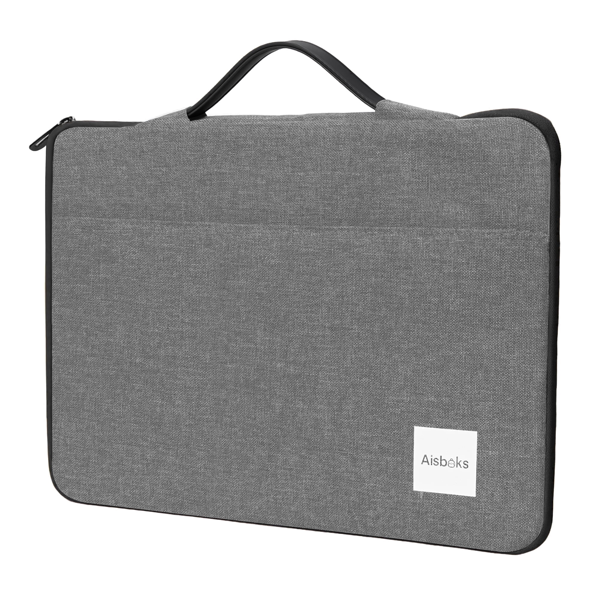 Zipper Laptop Bag 14-15 inch, 16'' Apple MacBook Laptop Sleeve,Laptop Case Compatible with HP, Dell, Acer, Chromebook, Asus Notebook, Soft Padded Cover Carrying Computer Bag, Gray