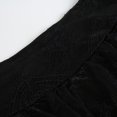 thumbnail image 6 of oqasdz Skirts for Womens Elastic Waist Solid Color Lace Ruffles Pleated Mini Skirt Short Summer Holiday Fashion Party Evening Theme Events, 6 of 9