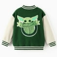 thumbnail image 2 of Star Wars Boys Girls Fleece Bomber Jackets Baby Yoda Graphic Winter Plush Outerwear Coats 8-9Y, 2 of 9