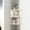 D, variant on Guozer Corner Shelf Wall-mounted Display Rack Floating Shelves for Wall Space-Saving Storage in Living Room, Bedroom, and Office