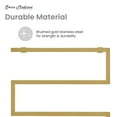 thumbnail image 4 of Voltaire 5-Bar Electric Towel Warmer in Brushed Gold, 4 of 10