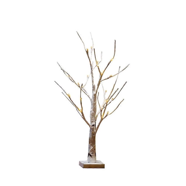 Birch Lamp LED Light for Lighting 1Pcs Warm White Tabletop Home Decoration