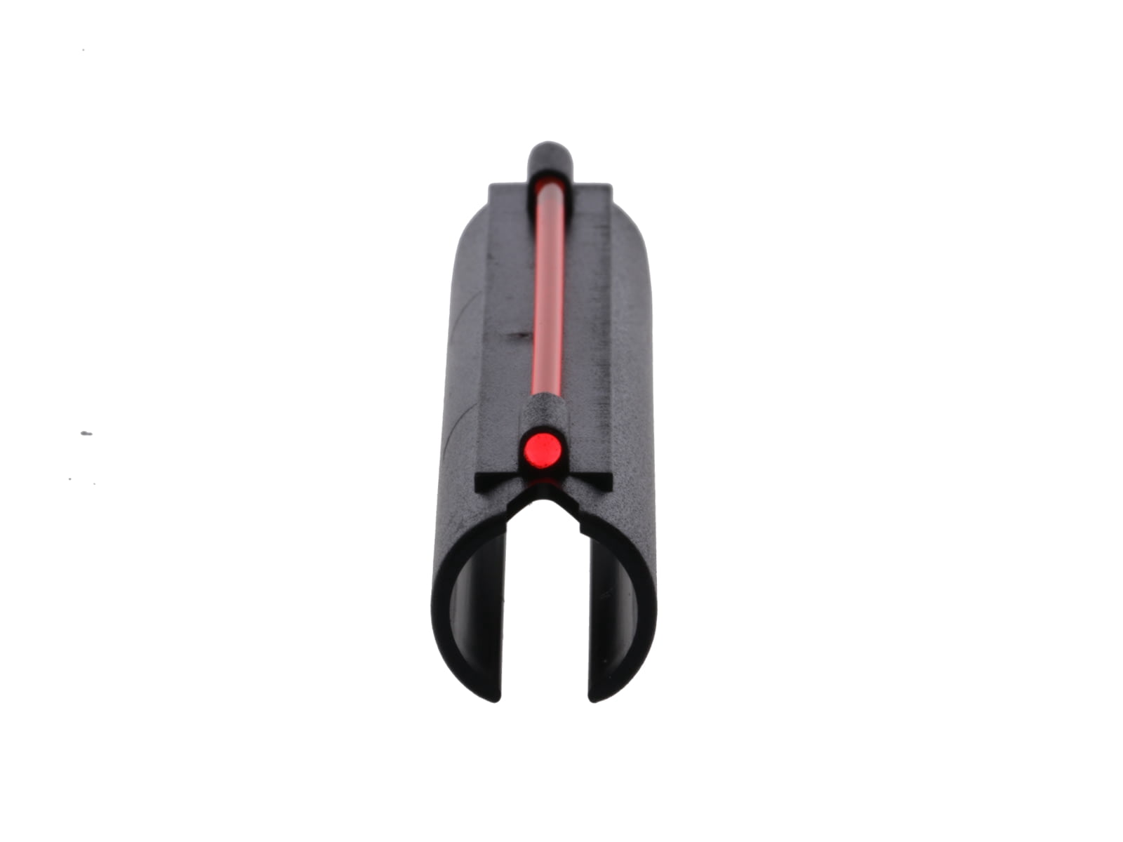 TRUGLO GLO-DOT II UNIVERSAL 410 GAUGE PLAIN BARREL FIBER OPTIC RED BLACK