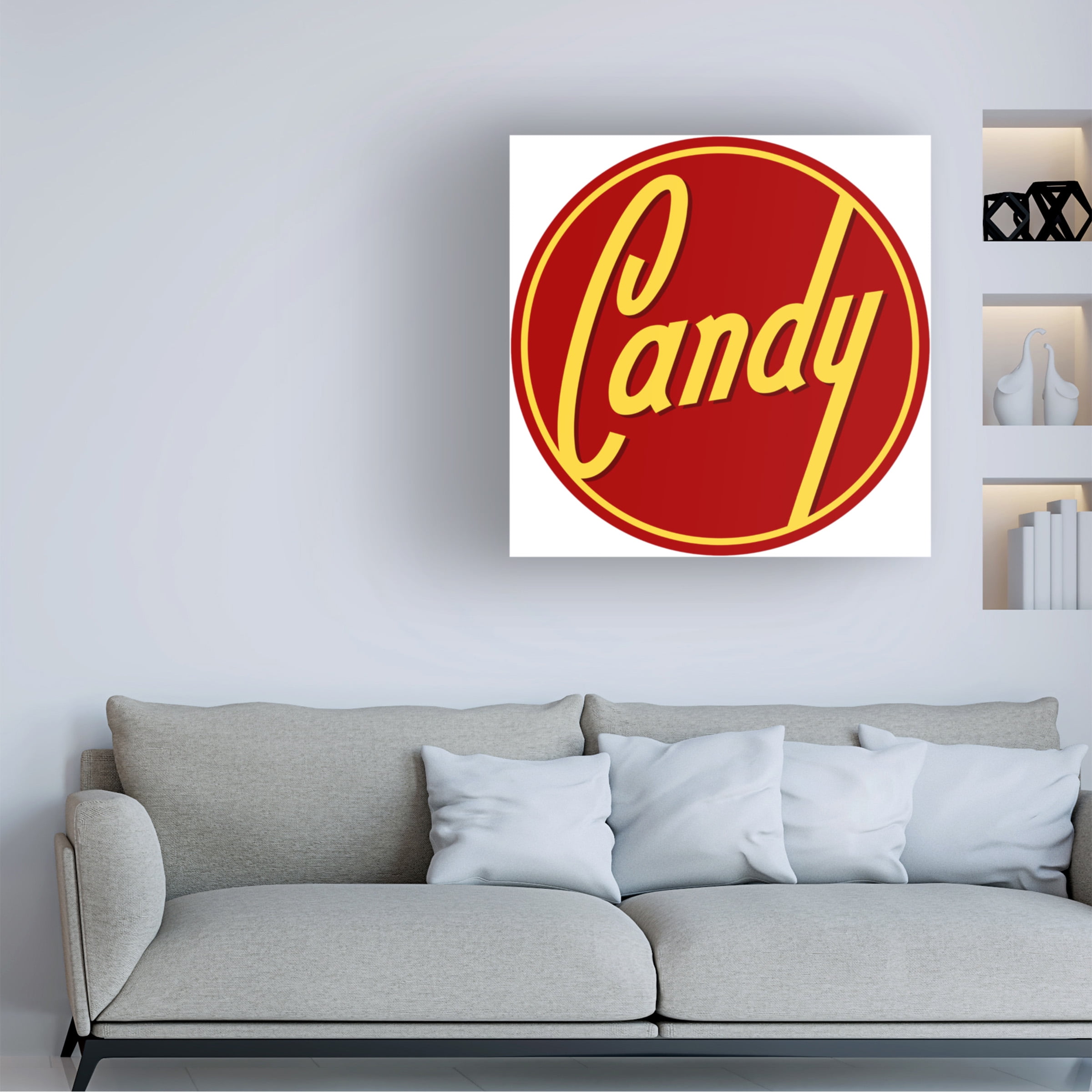 RetroPlanet 'Candy Round' Canvas Art