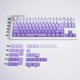 thumbnail image 4 of PBT Dye Sublimation Keycaps Original Height Gradients 125Keys Top/Side Engraveds Letters Keycaps for Mechanical Keyboards Purple, 4 of 5