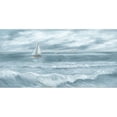 thumbnail image 3 of Janisse, Georgia 18x11 Black Modern Framed Museum Art Print Titled - Three Sailboats, 3 of 5