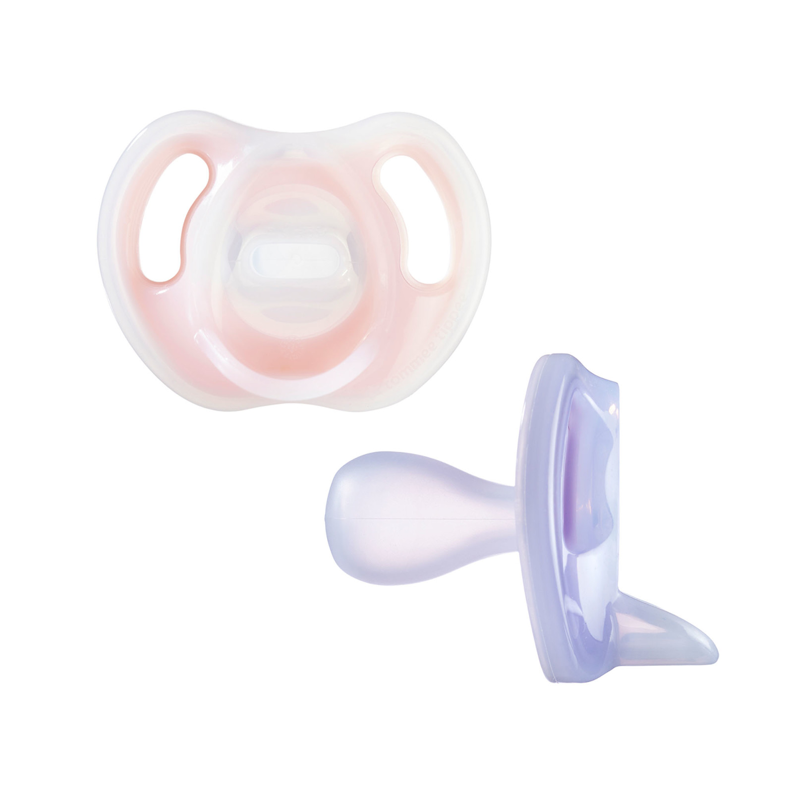 Tommee Tippee Ultra-Light Silicone Pacifier, 0-6 months, Symmetrical One-Piece Design, BPA-Free Silicone Binkies, Includes Sterilizer Box, 2 Pack - image 3 of 9