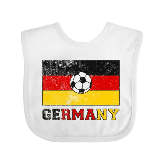 Inktastic German Soccer Boys or Girls Baby Bib
