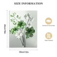 thumbnail image 2 of Acheng St. Patrick's Day Canvas Art,Bouquet Of Green Shamrock Leaves St. Patrick's Day Picture,Decoration Poster Painting Canvas Aesthetic Wall Art Dining Living Room Kitchen Decor picture 2, 2 of 5