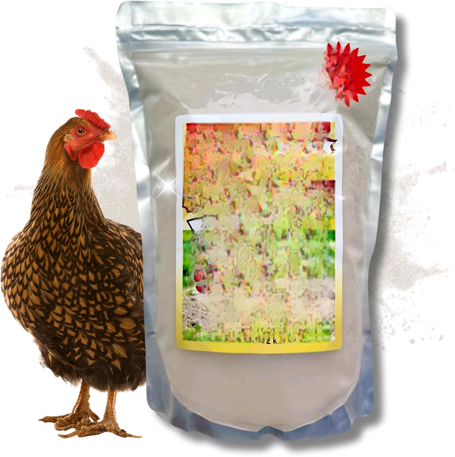 Chicken's Choice Chicken Dust Bath, 6 lb Natural Volcanic Ash Dust Bath for Chickens. Dust Mix for Healthy Chickens, Chinchillas, Small Animals. Made in The USA. Coop Accessories (1, Volcanic Ash)