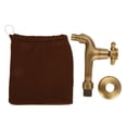 thumbnail image 1 of Antique Brass Single Handle Laundry Bathroom Wall Mount Washing Machine Faucet(Long), 1 of 8