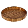 thumbnail image 1 of Charola de Servicio Mainstays Redonda de Madera Café, 1 of 1