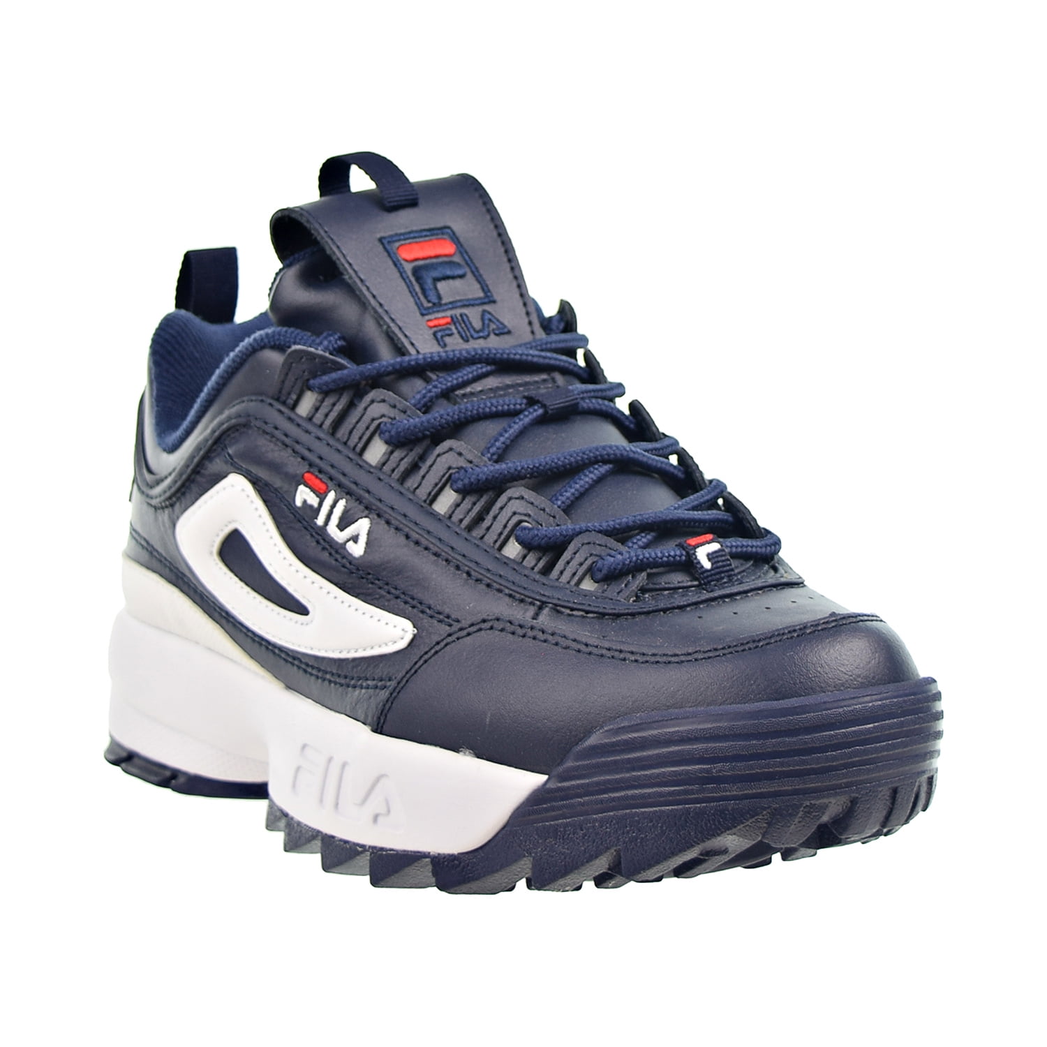 FILA Men Disruptor Ii Premium Color Fnvy Fred Wht Size 11.5