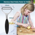 thumbnail image 2 of Vegetable Peeler, Good Multifunctional Rotating Handles Vegetable Peeler, Premium Stainless Steel Potato Peeler，, 2 of 5