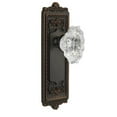 thumbnail image 4 of Grandeur Winbia_Prv_234 Windsor Solid Brass Rose Privacy Door Knob Set - Grey, 4 of 6