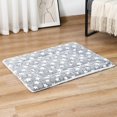 thumbnail image 1 of Feltree All-Season Pet Sleeping Mat for Cats and Dogs, Soft Plush Cloth, Coffee Color, Scratch-Resistant, Easy to Clean, 35x27 Inches, 1 of 8