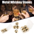 thumbnail image 1 of Iumwxz Kitchen Gadgets Metal Whiskey Stones Gifts Presents Cool Gadgets for Husband Grandpa Kitchen Utensil Set Gold Stell Reduced Price, 1 of 1