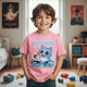 thumbnail image 3 of PLAYERA INFANTIL KPOP DEMON HUNTERS DISEÑO DERPY COLOR ROSA TALLA 10, 3 of 4