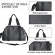 thumbnail image 3 of Bolsa de lona de viaje, Bolsa deportiva para gimnasio, Bolsa de hombro para el fin de semana durante la noche, 3 of 5