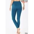 thumbnail image 4 of Zenana Women's Soft Wide Waistband Active Fitness Tight Yoga Pants Leggings with Pockets, 4 of 4