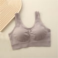 thumbnail image 2 of Tsesme Wireless Bras for Women Full Cup No Underwire Push up Supportive Bra Comfyable Everyday Bralette, 2 of 3