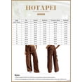 thumbnail image 5 of HOTAPEI Baggy Cargo Pants for Women Casual Wide Leg Pants Loose High Waisted Pants Straight Leg Pants Trousers with 4 Pockets, 5 of 5