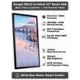 thumbnail image 4 of WETS 32-inch Wall Planner Digital Calendar & Chore Chart, Smart Touchscreen Interactive Display for Family Schedules – Wall Mount Included, Great for Organizing Your 2026 Calendar, 4 of 11