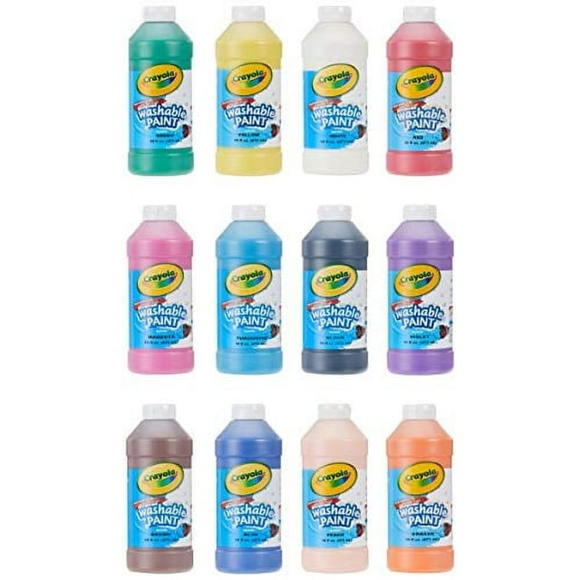 Pintura lavable Crayola multicolor 16 onzas