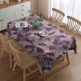 thumbnail image 2 of Purple and Pink Leopard Pattern Rectangle Tablecloth 60"x84",Waterproof Polyester Rectangle Table Cloth, Wipeable Spillproof Polyester Tablecloth for Dining, Camping, Indoor and Outdoor, 2 of 5