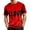 Red_#16, variant on Men's Gothic Halloween T Shirt Dark Chamber Candlelit Ghost Haunted Mansion Printed Short Sleeve Tee,White L