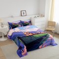 thumbnail image 3 of YST Cute Dog Bedding Set, Comforter Set, King Size, Purple, 3 of 6