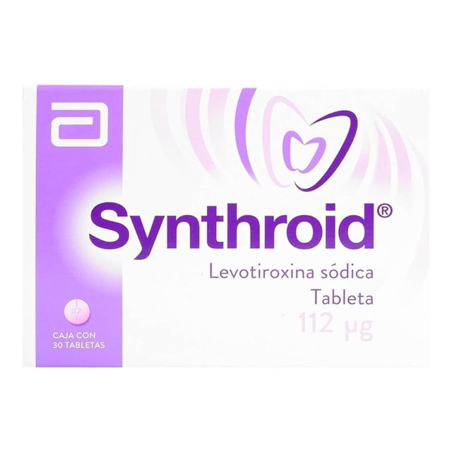 Synthroid 112 µg 30 tabletas