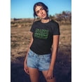 thumbnail image 2 of Proud Daughter In Law  Graphic Quote Women Black T-Shirt, Female Small, 2 of 4