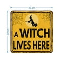 thumbnail image 2 of Halloween Haunted House Decorations Stickers, Beware Signs Water-proof Decals Horror Party Witch War-ning Sign Stickers Self adhesive Wall Stickers for Home Wall Indoor Pub Garage Decor, 2 of 5