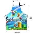 thumbnail image 5 of Lsque Mario Waterproof Apron Chef Aprons for Men Heavy Duty Chemical Work Apron Extra Long Grilling Aprons with Adjustable Bib Apron, 5 of 9