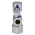 thumbnail image 5 of Westbrass 1/4-Turn Lever Angle Stop Valve, 1/2" IPS x 3/8" OD, Polished Chrome, 5 of 7
