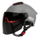thumbnail image 1 of Casco Motocicleta Transpirable Con Visera De Doble Capa Dot Xtellar Gris, 1 of 3