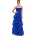 thumbnail image 1 of Betsy & Adam Womens Long Evening Corset Dress, blue, 2, 1 of 1