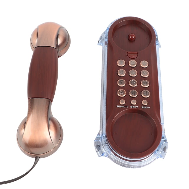 Teléfono, Teléfono Fijo, Función Redial Y Pausa Resistencia Al Desgaste Sin Deslizamiento Cómoda para la Oficina del Hotel Domémico