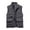 Gray, variant on TFEOQRY Hoodless Vest for Men Solid Color Zipper Outdoor Sports Workwear Jackets Waistcoat Sleeveless Outwear Black
