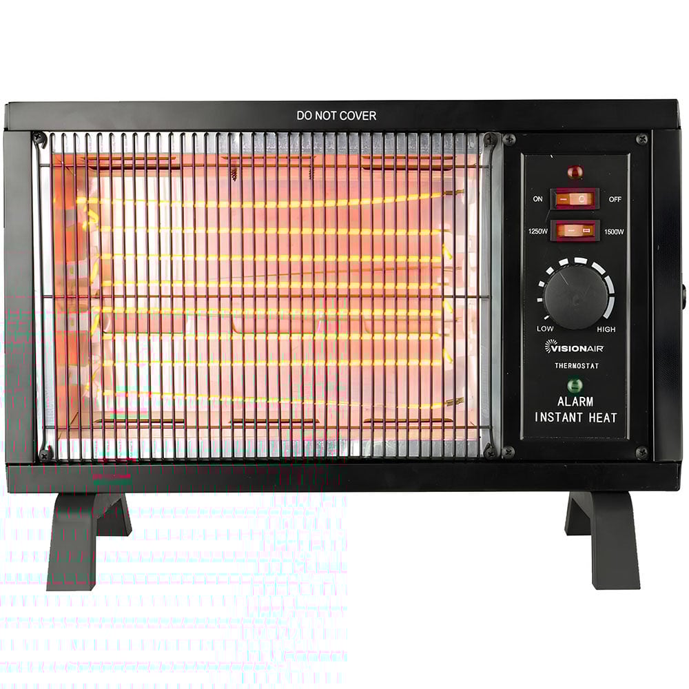 Visionair 11 In. 120/1500W 5118 Btu 96 Sq-Ft. Radiant Heater