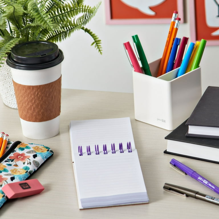 Pen + Gear Top-Bound Spiral Journal, Butterfly, 400 Lined Pages, 4