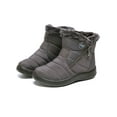 thumbnail image 3 of Botines para mujer Botas de nieve de moda Botines planos cálidos de invierno, 3 of 8