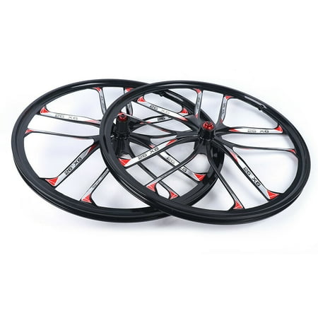 

Fichiouy 26 Mountain Bike Wheel Set 10 Spoke Rims Disc Brake Front+Rear Disc Brake Parts