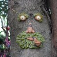 thumbnail image 2 of Colgante de cara de árbol luminoso, cara de monstruo de árbol de jardín, colgante de árbol, artesanías de resina, 2 of 5