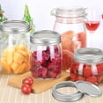 thumbnail image 4 of 24Set Regular Mouth Canning Lids Bands Split-Type for Mason Jar Canning Lids 70mm, 4 of 7